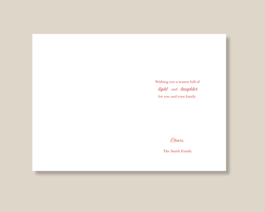 Seasons Greetings, Christmas, Merry Christmas, Personalized Holiday Cards, Christmas Florals, Holidays, Elegant, Greeting Cards, Stationery, Personalized