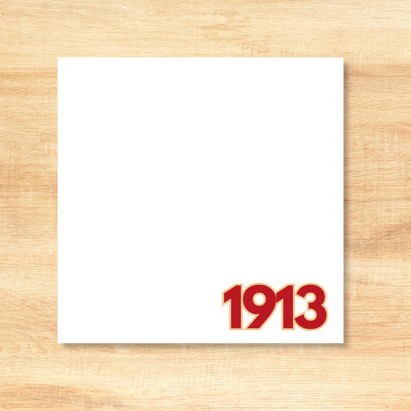 Delta Sigma Theta Inspired, DST, 1913, Diva Edition, Feminine, Red, White, Notepad, Memo Pad, Work, Task Notepad, Office, School, Stationery