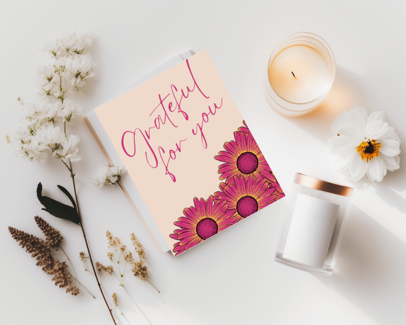 Vibrant Florals Greeting Cards