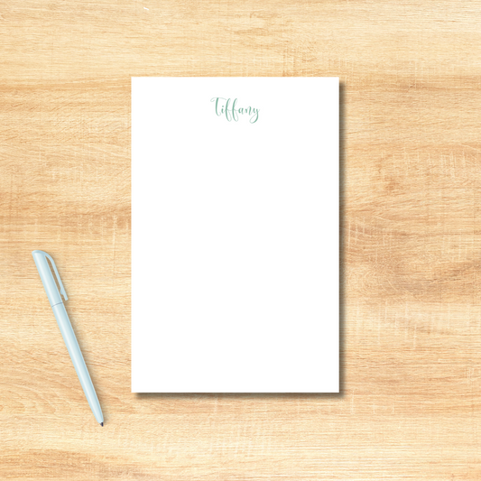 Personalized Notepad, Desk, Charming, Organization, Note Taking, Office, School, Work, Memo Pad, Feminine, Gift, Stationery