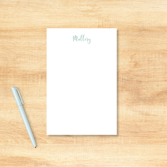 Personalized Notepad, Desk, Custom, Organization, Note Taking, Office, School, Work, Memo Pad, Feminine, Gift, Stationery