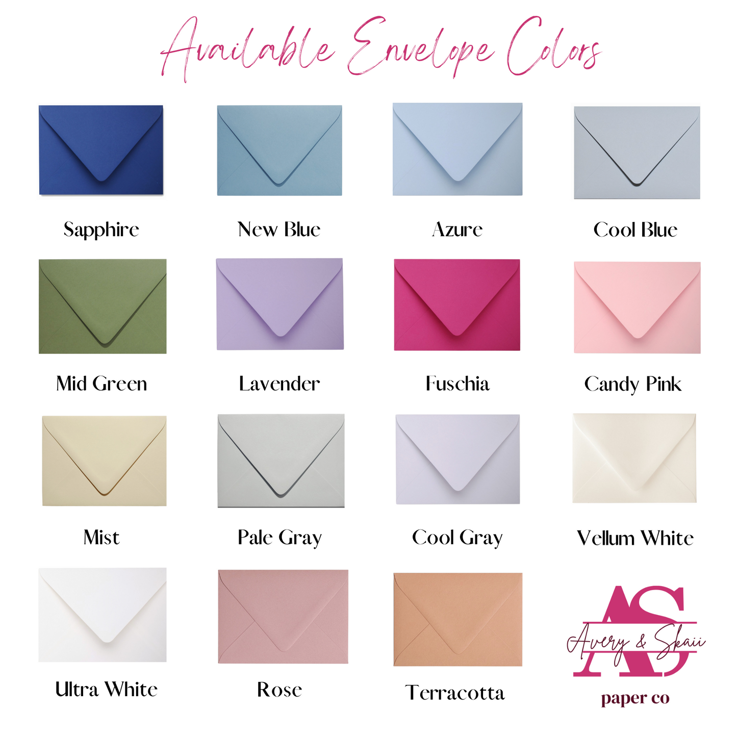 Couples Stationery Notecards & Envelope Set