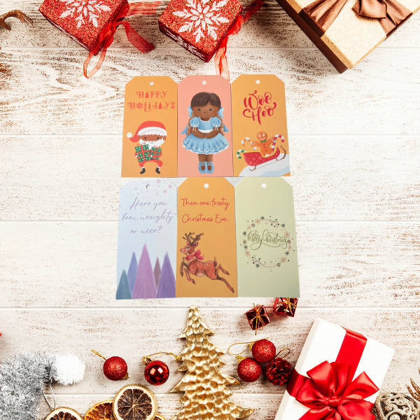 Happy Holidays Variety Gift Tags