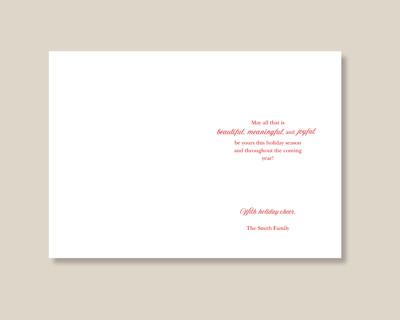 Happy Holidays, Christmas, Merry Christmas, Personalized Holiday Cards, Christmas Florals, Holidays, Elegant, Greeting Cards, Stationery, Personalized